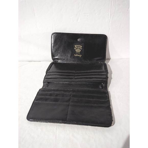 DISNEY COUTURE Minnie Mouse Black Wallet Organizer Kiss Lock by Loop Fun Gift - Picture 3 of 8